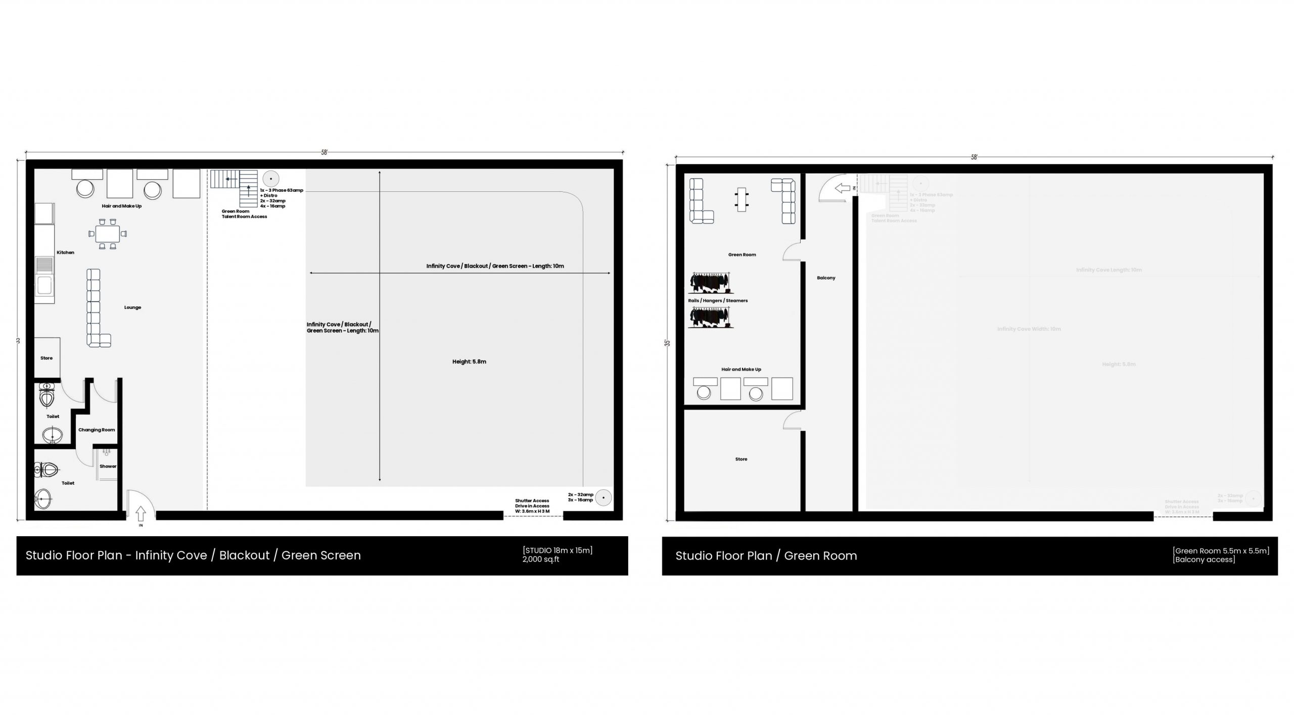photography studio floor plan
