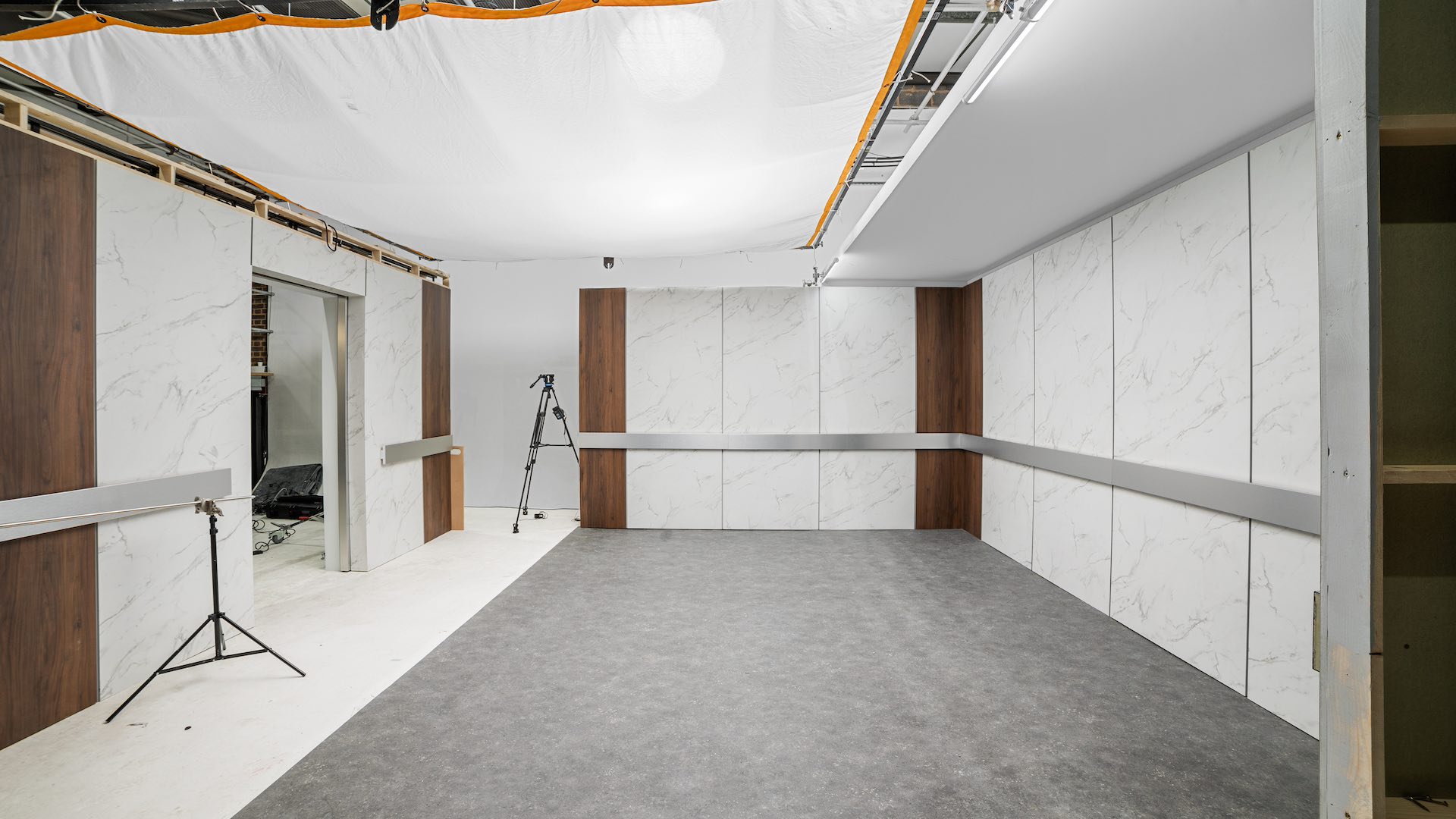 set construction studio for film and photography