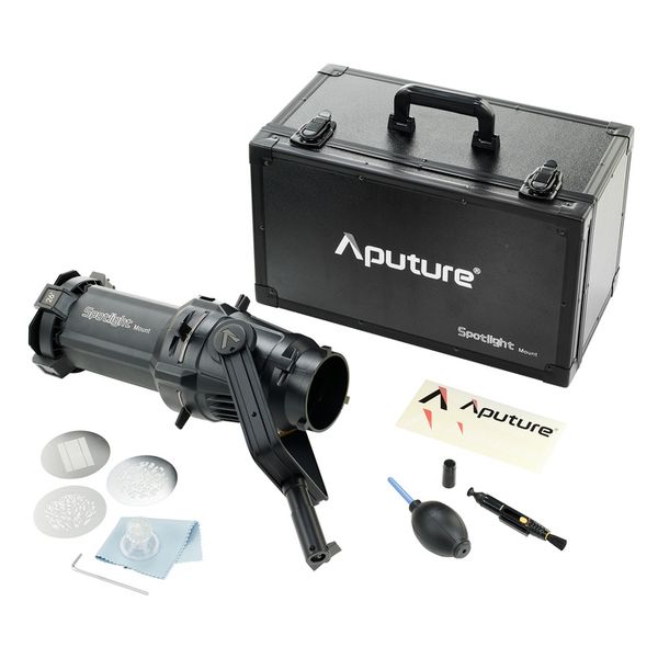 aputure spotlight mount set with gobos